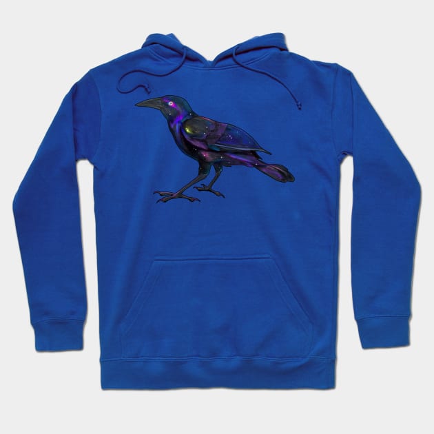 Galaxy Grackle Hoodie by FishWithATopHat